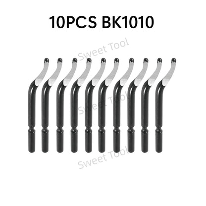 Deburring Tool Metal Handle with 1/10/11 Swivel Blades Burr Removal Reamer Tool for Plastic Metal Copper PVC Resin 3D Printing