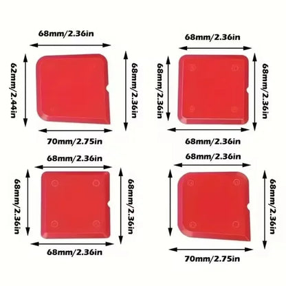 Silicone Caulking Tool Kit Joint Sealant Spreader Spatula Scraper for Tile Window Grout Edge Removal Kitchen Construction Tools