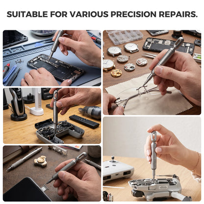 55PCS Mini Precision Screwdriver Set Magnetic Repair Tool Kit Torx Hex Phillips Bits for Phone Watch Laptop Electronics DIY Gift