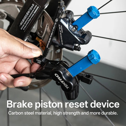 Portable Bicycle Brake Pad Spreader Tool 360° Rotatable Bike Oil Disc Piston Reset Hydraulic Brake Caliper Piston Extension