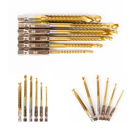 3/6Pcs Wood Drill Bits 6.5mm 6mm 8mm High Speed Steel