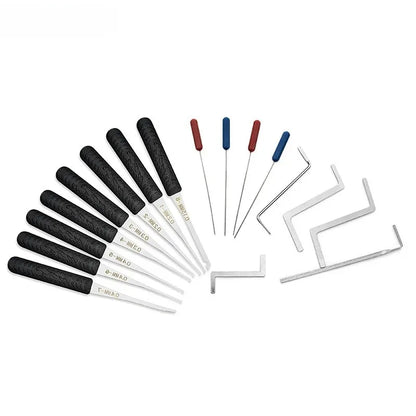 10/12PCS Lock Pick Set Locksmith Extractor Tools Broken Key Auto Extractor Remove Hooks Stainless Steel DIY Hand Tools Hardware