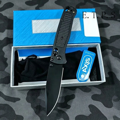 BM 535 EDC Folding Pocket Knife Drop-Point Blade Nylon Wave Fiber Handle Outdoor Hunting Camp Survival Multifunctional Tools