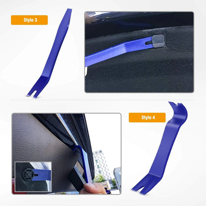 5PCS Car Trim Removal Tool Kit, No-Scratch Pry Tool for Door Panel Clip Dashboard Audio Interior Dismantle, Auto Repair Tool Set