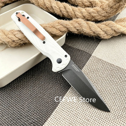 Premium BM 4300BK-02 CLA EDC Pocket Folding Knife D2 Steel Non-slip G10 Handle with Clip Daily Carry EDC Outdoor Camping Gear