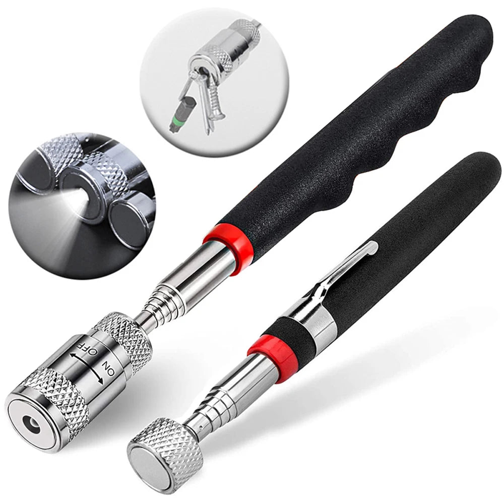 Extendable Pickup Rod Stick，Magnetic Picker Mini Portable Telescopic Magnetic Magnet Pen For Picking Up Screws Nut Bolt