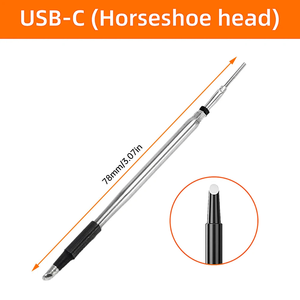 Soldering Iron Mini Small Soldering Iron Set Portable Household Type-C Interface 600mAh Battery Adjustable Temperature