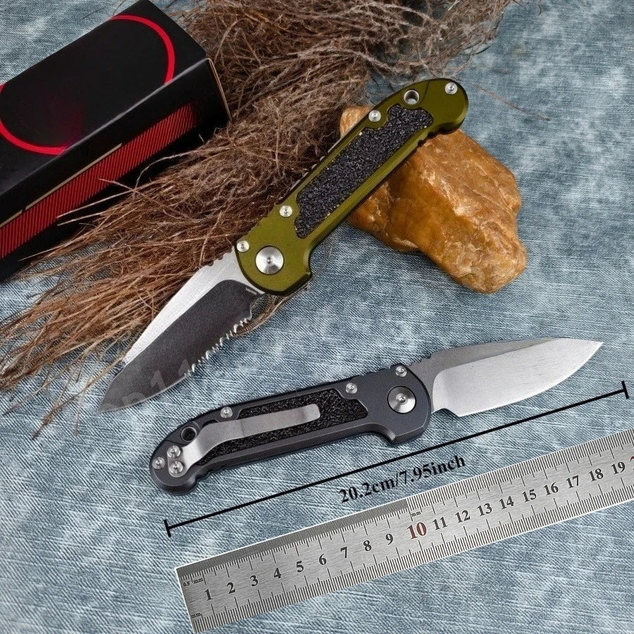 LUDT Gen III Portable Folding Knife D2 Blade T6 Aviation Aluminum Handle Suitable for Outdoor Hiking Daily Emergency Carrying Men's Gifts