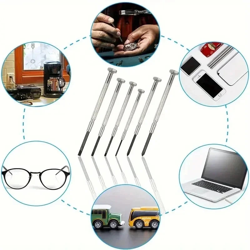 QUALITY 11Pcs/Set Micro Precision Screwdriver Set Mini Watchmakers Tools for Watch Jewelry Glasses Repairs Tool