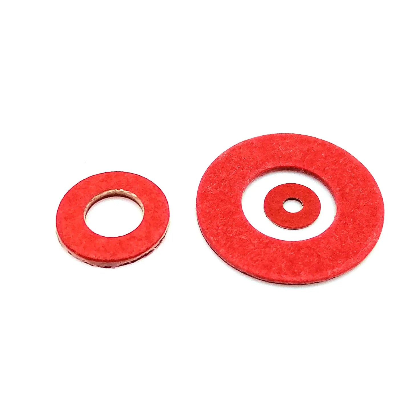 415/1105pcs M2 M2.5 M3 M4 M5 M6 M8 M10 M12 Red Steel Paper Flat Washer Plain Insulated Gasket Ring Pad Assortment Kit Set Box
