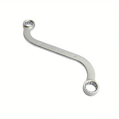 5Pcs S Type 10-19mm 12-Point Box Ends Double-Headed Special-Shaped Fastening Wrench Car Repair Tool S-Shaped Spanner Hardware