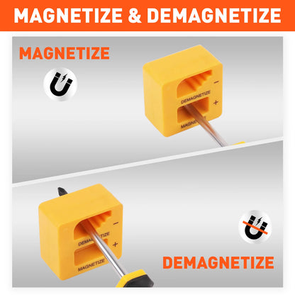 HORUSDY 11-Piece Magnetic Screwdriver Set Phillips Flat Head Tip with Magnetizer