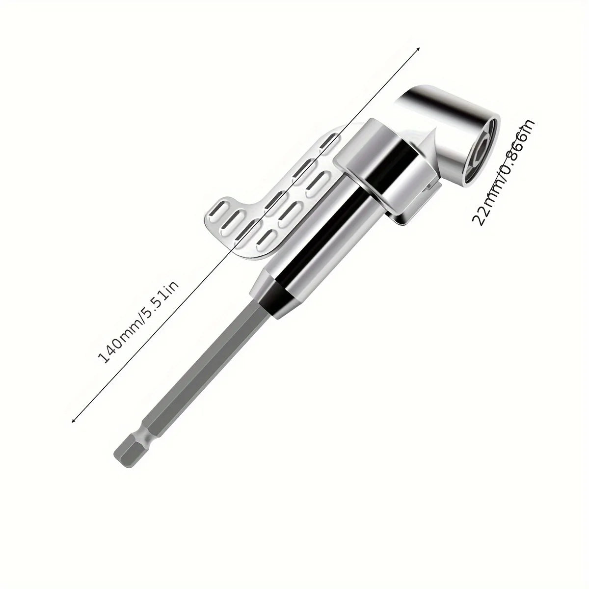 1pc Right Angle Drill 105 Degree Right Angle Driver Angle Extension Power Screwdriver Drill Attachment 1/4inch Hex Bit Drill Bit