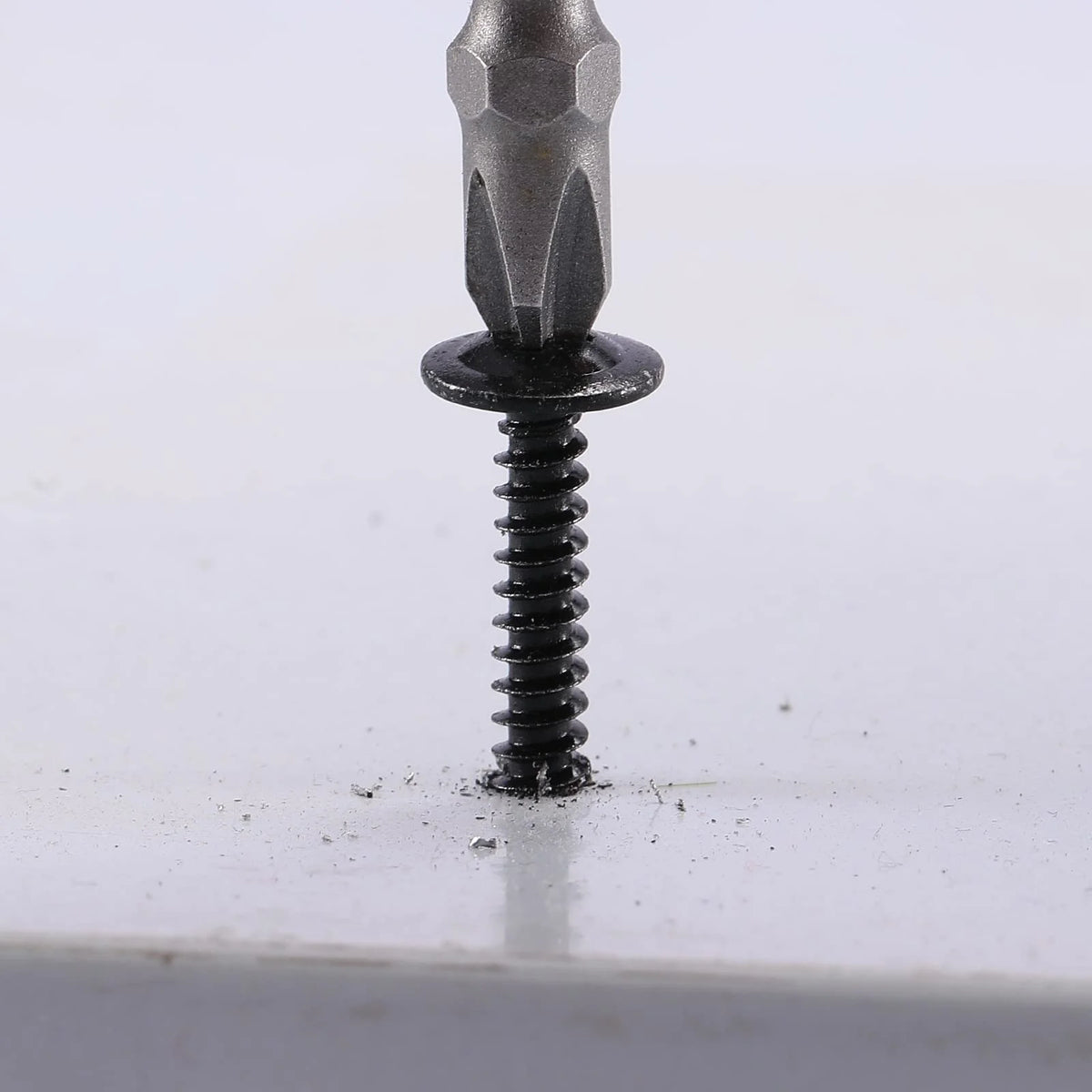 100/300-Pack Black Self-Drilling TEK Screws 410 SS 8.8 Grade Phillips Head 13-25mm Rust-Resistant for Metal/Wood/Plastic DIY Rep