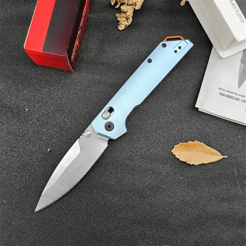 KS 2038 Compact Folding Knife Outdoor Tactical Camping EDC Multi-purpose Cutting Knife Exploration Survival Tool Gift for Men