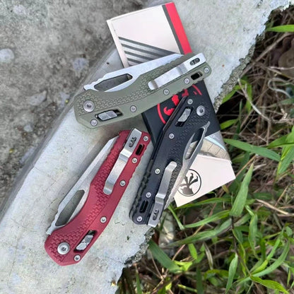 MSI-1 Pocket Folding Knife 440c Steel Blade Nylon Fiber Handle Outdoor Camping Hiking EDC Exploration Tool Men's Gift