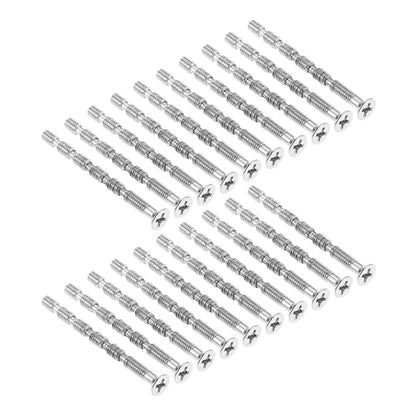 20 or 10pcs M4 Door Handle Fixing Screw Bolts Snap Off Cuttable Connecting Screws for Door Knob Handle Locks Hardware 45mm-110mm