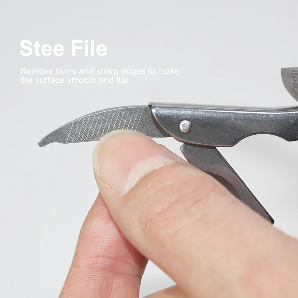 Mini Lightweight Multifunctional Turtle Back Pliers Portable Beetle Pliers Folding Pocket Tool for Outdoor Hiking & Keychain Use