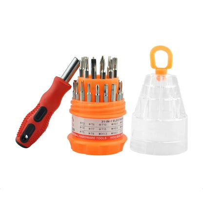 31 in 1 Pagoda Type Universal Screwdriver Multitool Set Manual Combination Maintenance Driver Screw Batch Mobile Phone Repair