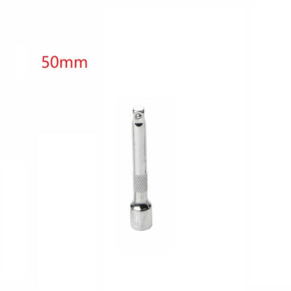 1pcs 1/4 Inch Socket Ratchet Wrench Extension Bar 50/100/150mm Long Bar Steering Sleeve Connecting Rod Socket Extender Hand Tool