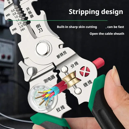 10-in-1 Multifunctional Wire Stripper Pliers