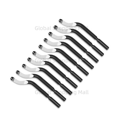 RB3000 Handle Burr Metal Deburring Tool With 10pcs BS1010 Trimming Blades Deburr Burr Scraper For Wood Plastic Reamer Tool