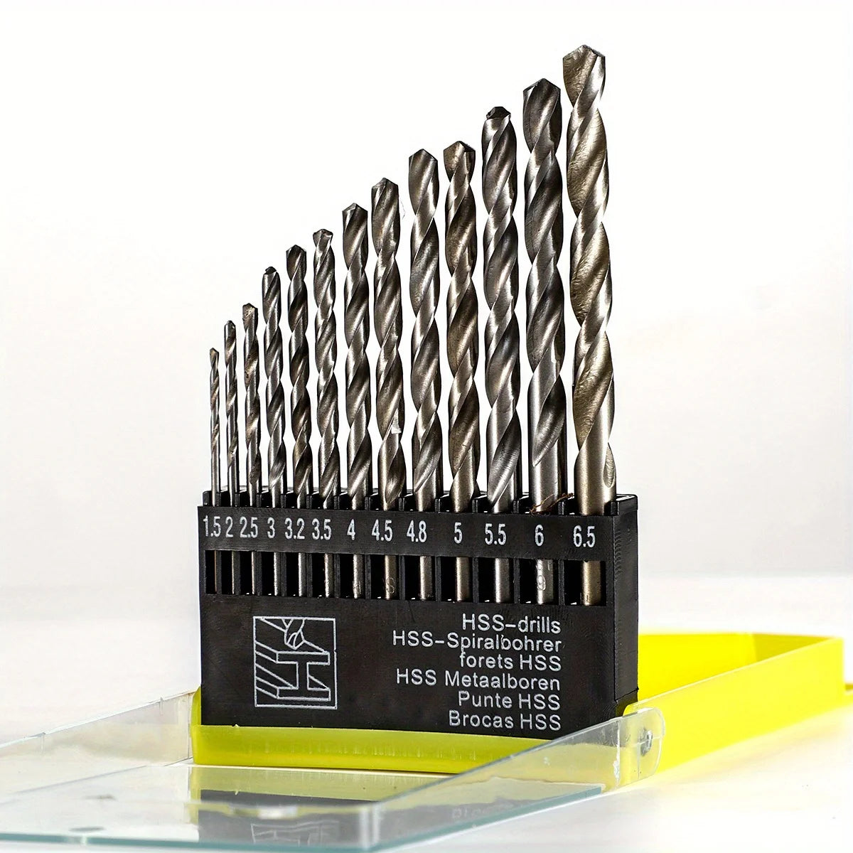 Metric M42 5% Cobalt Twist Drill Bits for Stainless Steel and Hard Metal(1.5mm-6.5mm/13pcs)