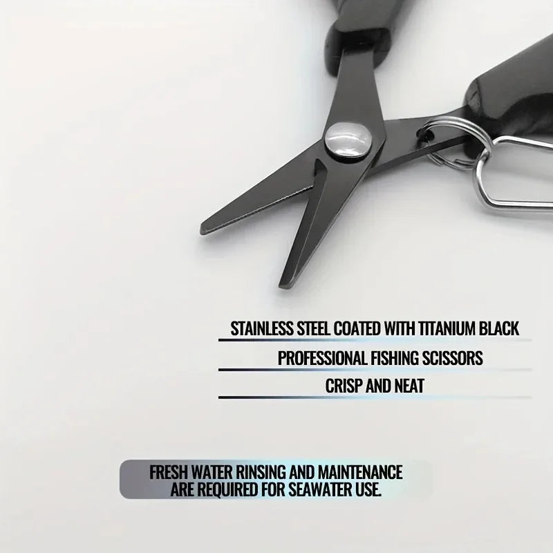 Stainless Steel Fishing Scissor Plier Cut PE Braid Line Cutter Plies Carp Fishing Accessories Tools