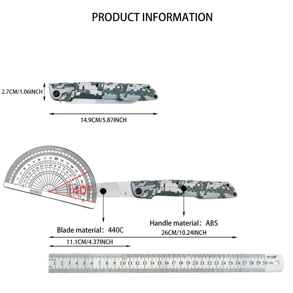 Multi Models EDC Folding Knife Multi-functional Outdoor Climbing Emergency Tools Camping Preferred Portable Fishing Knives