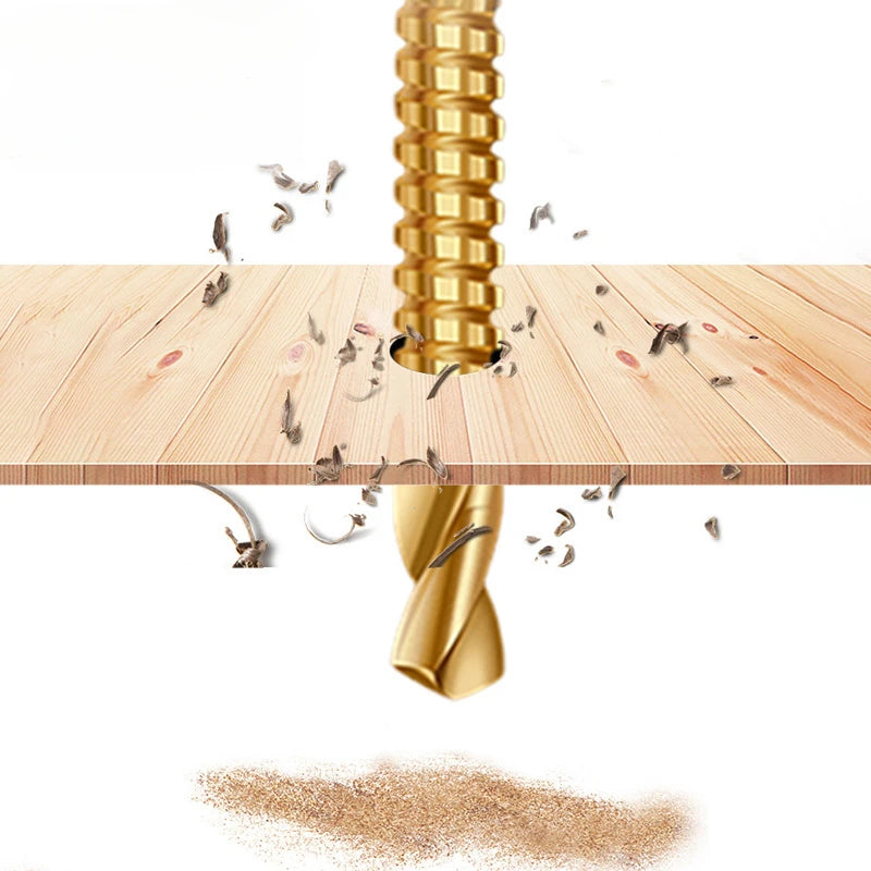 3/6Pcs Wood Drill Bits 6.5mm 6mm 8mm High Speed Steel