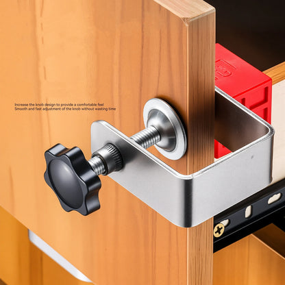 Adjustable Drawer Fixing Clip High Drawer Panel Quick Installation Clamp Furniture Large Panel Mounting Auxiliary Tool Jig