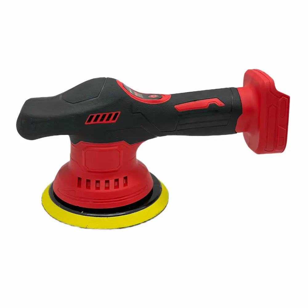 Wireless Electric Car Polisher 8 Gears Variable Speed Auto Wax Sand Seal Glaze Polishing Tool Fit 18V Li-ion Battery