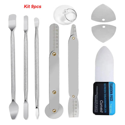 Spudger Pry Tool Kit Metal Spudger Ultra-Thin Prying Opening Tool for iPhone Laptop iPad Cell Phone Computer Repair Tool Kit