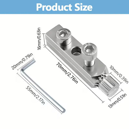 Faucet Valve Broken Thread Extractor - 1/2" & 3/4" Screw Removal Tool, Broken Bolt Extractor Kit for Home & Industrial Plumbing