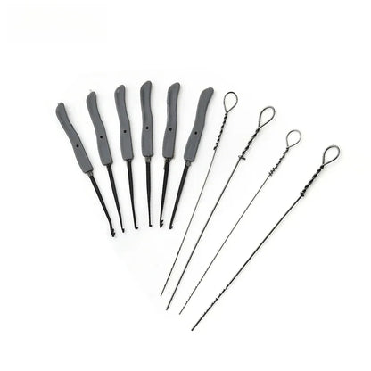 10/12PCS Lock Pick Set Locksmith Extractor Tools Broken Key Auto Extractor Remove Hooks Stainless Steel DIY Hand Tools Hardware