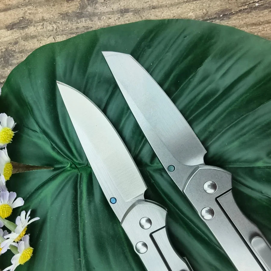 CR Durable Folding Knife 440C Blade 420 Steel Handle Handmade Suitable for Outdoor Camping Daily Emergency Carrying Men's Gifts.