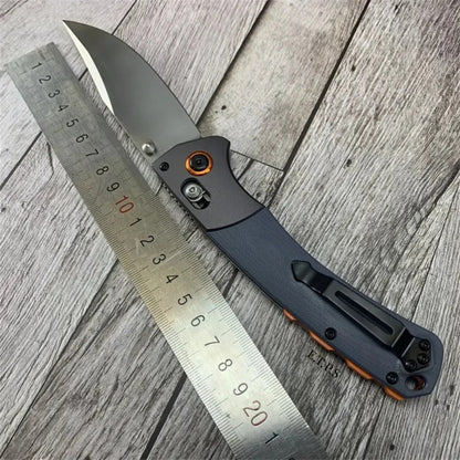 Pocket Knife BM 15080 Hunt Crooked River Folding Knife Point Blade Hunting Camping Outdoor Knives