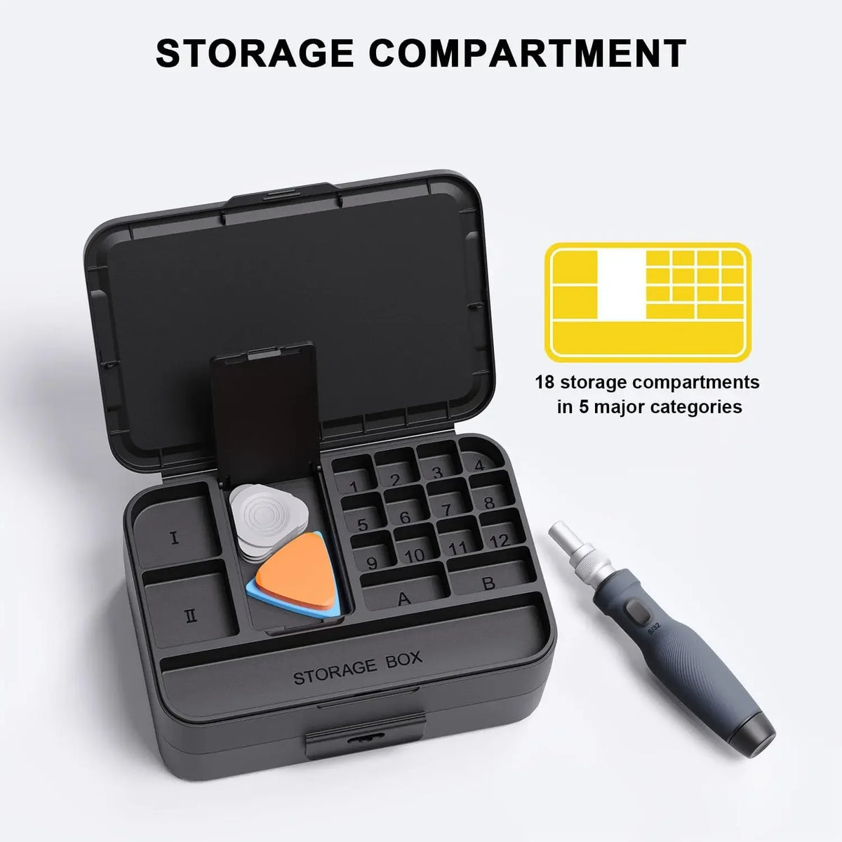 Mini Precision Screwdriver Set 132 in 1 Micro Magnetic Repair Tool Kits with Storage Box 108 Bits Small Screw Driver Tool kits