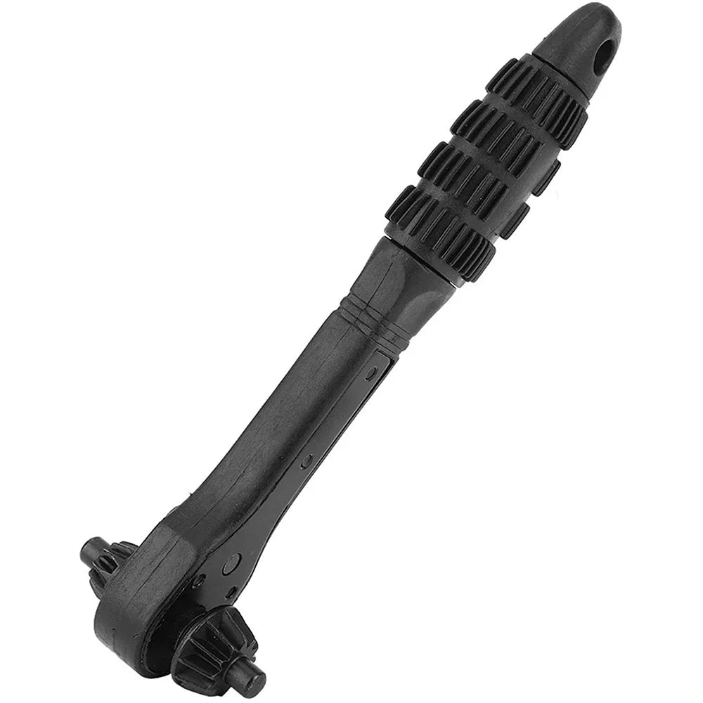 2 in 1 Drill Chuck Key Wrench Dual Head Ratchet Spanner Universal Clamping Tool 12 7mm 17 5mm for Drill Press Hand Electric Drill Machine Lathe Tooling Chucks Replacement Hardware Hand Tools Premium Quality Steel Construction