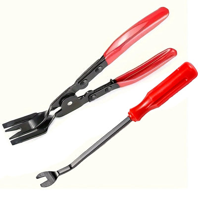Fastener Remover Car Trim Rivet Removal Pry Tool Repair Kit for Automotive Door Panel,Upholstery,Dashboard,Plastic Fasteners