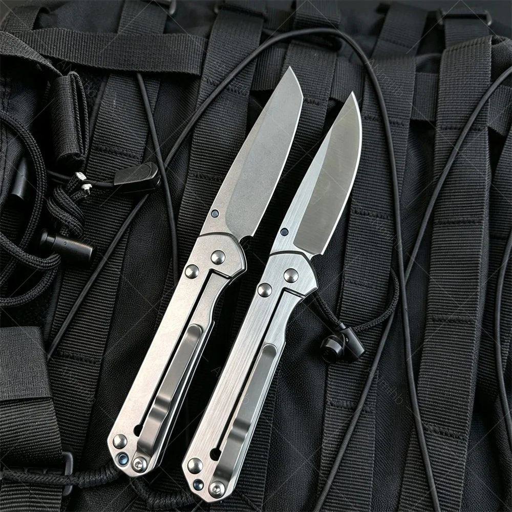 Chris Reeves Folding Knife, Outdoor Multifunctional Knife, Folding Knife Made of High Hardness Stainless Steel Knives Tool
