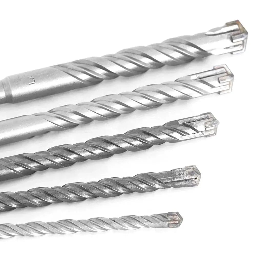 1Pcs 5/6/7/8/10/12mm Concrete SDS Plus Drill Bit 110mm 160mm 4 Cutters Electric Hammer Drill Bit Cross Tips Round Shank