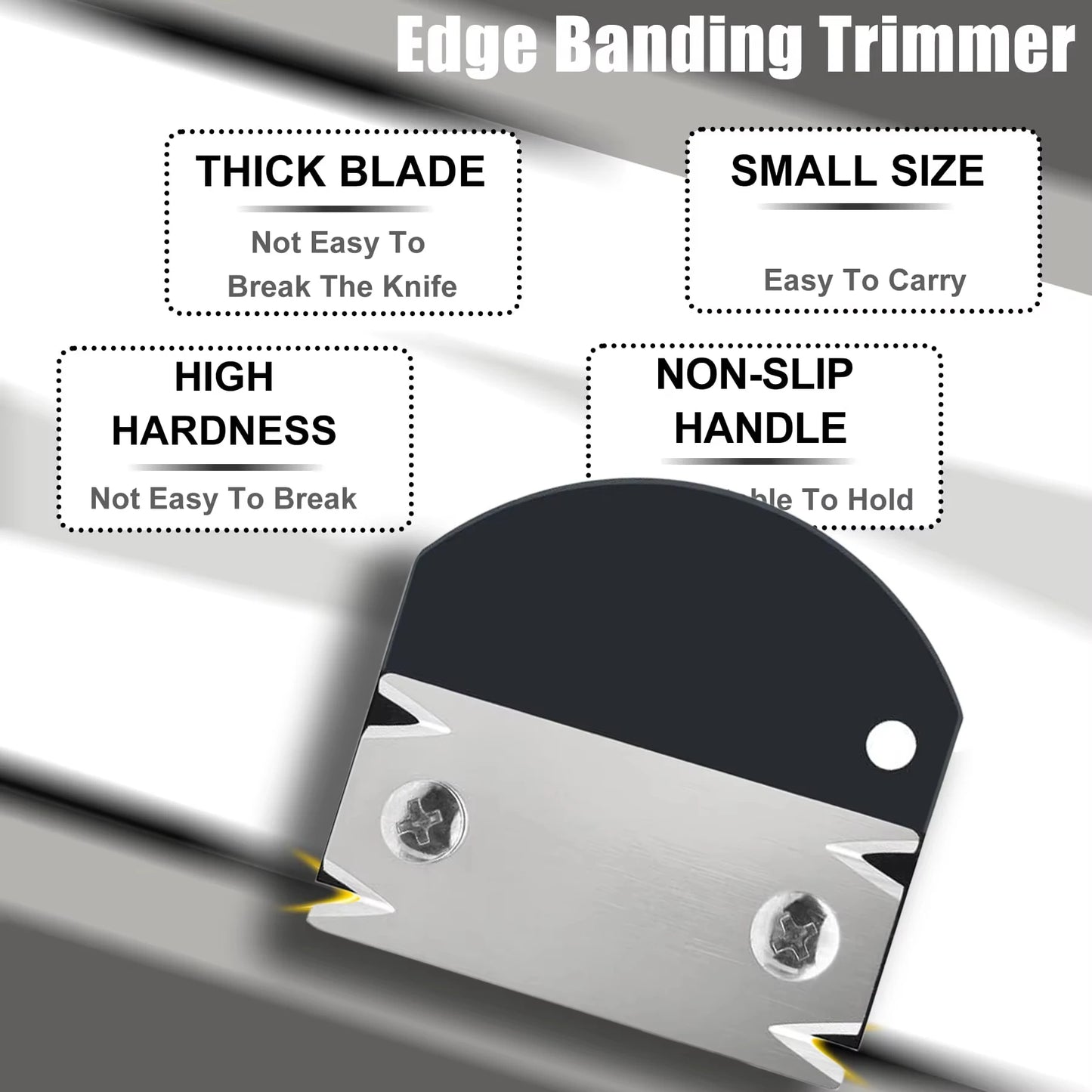 Woodworking Trimmer Chamfering Fillet Scraper Board Deburring Tool - Edge Corner Planer & Specialty Edge Banding Knife