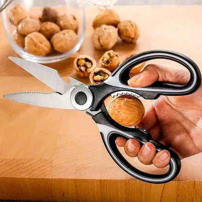 Multifunction Stainless Steel Kitchen Tools Strong Home Vegetable Chopping Chicken Bone Fish Food Scissors Multi-Purpose Tool