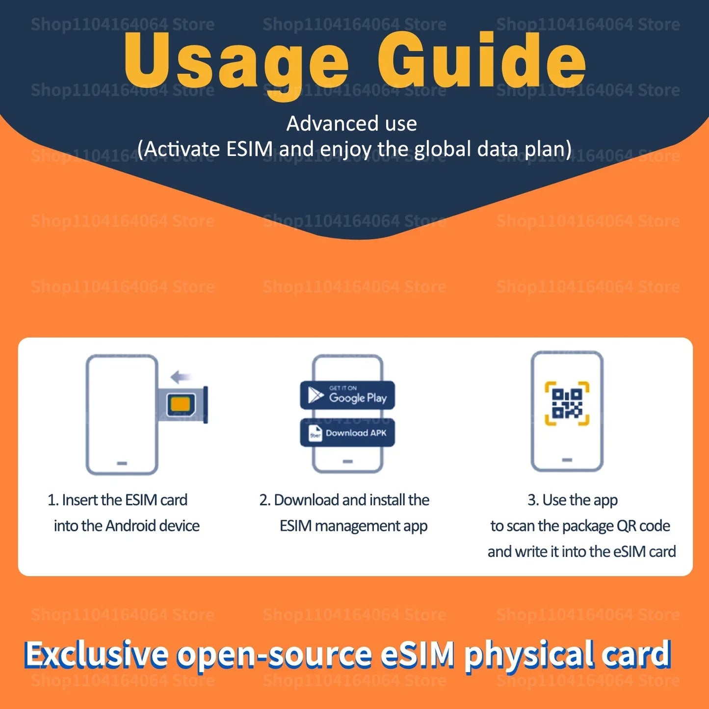 Open Source eSIM Physical Card EasyEUICC Unlimited Write Storing 30 Sets of Phone Numbers the Same as the 5ber Premium Version