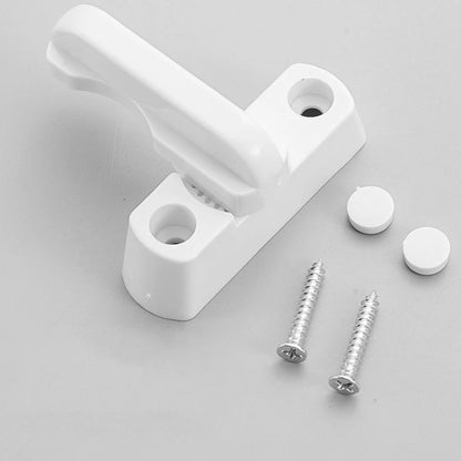 Plastic+Stainless Steel T-lock Window Door Sash Lock Safety Lever Handle Sweep Latch Child Safe Security Hardware Accessories