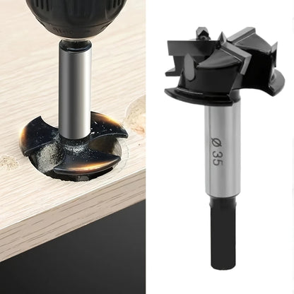 35mm Woodworking Hinge Hole Opener,Carbide Forstner Drill Bit,Drilling Tool for Plywood Gypsum Board Tabletop Door&Cabinet Board