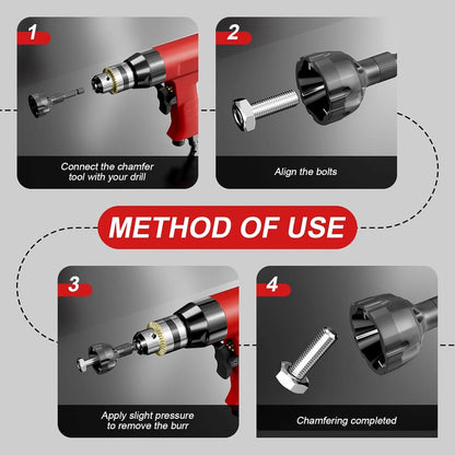 Deburring and Chamfering Machine Outer Circle Chamfering Thread Fillet Trimming Screw and Bolt Trimming Drilling Tool