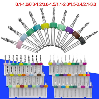 0.1-3.0mm Print Circuit Board Drill Bits Carbide Micro Drill Bits CNC PCB Twist Dril