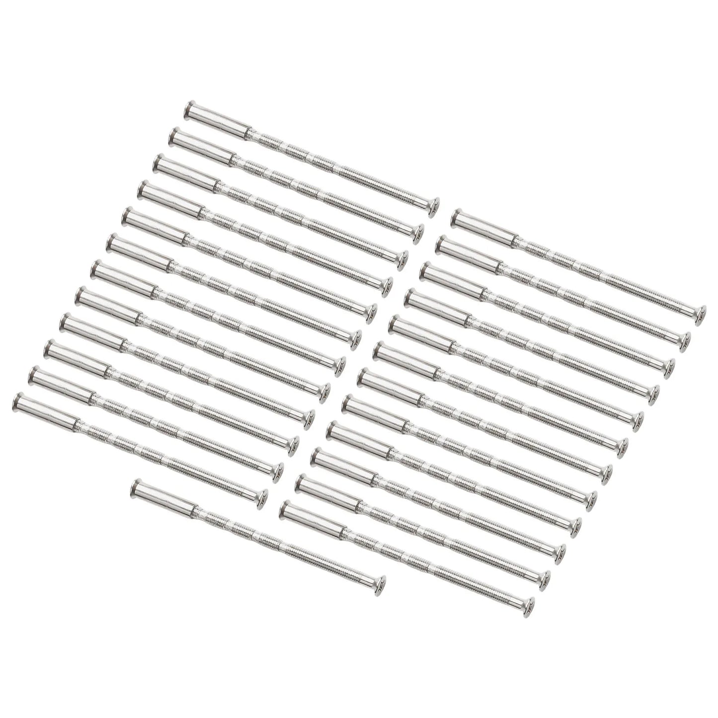 25 Pcs/set Door Handle Fixing Screw Door Handle Bolt Through Fixings For M3 Door Handle Knobs Door Lock Metal Screws Hardware